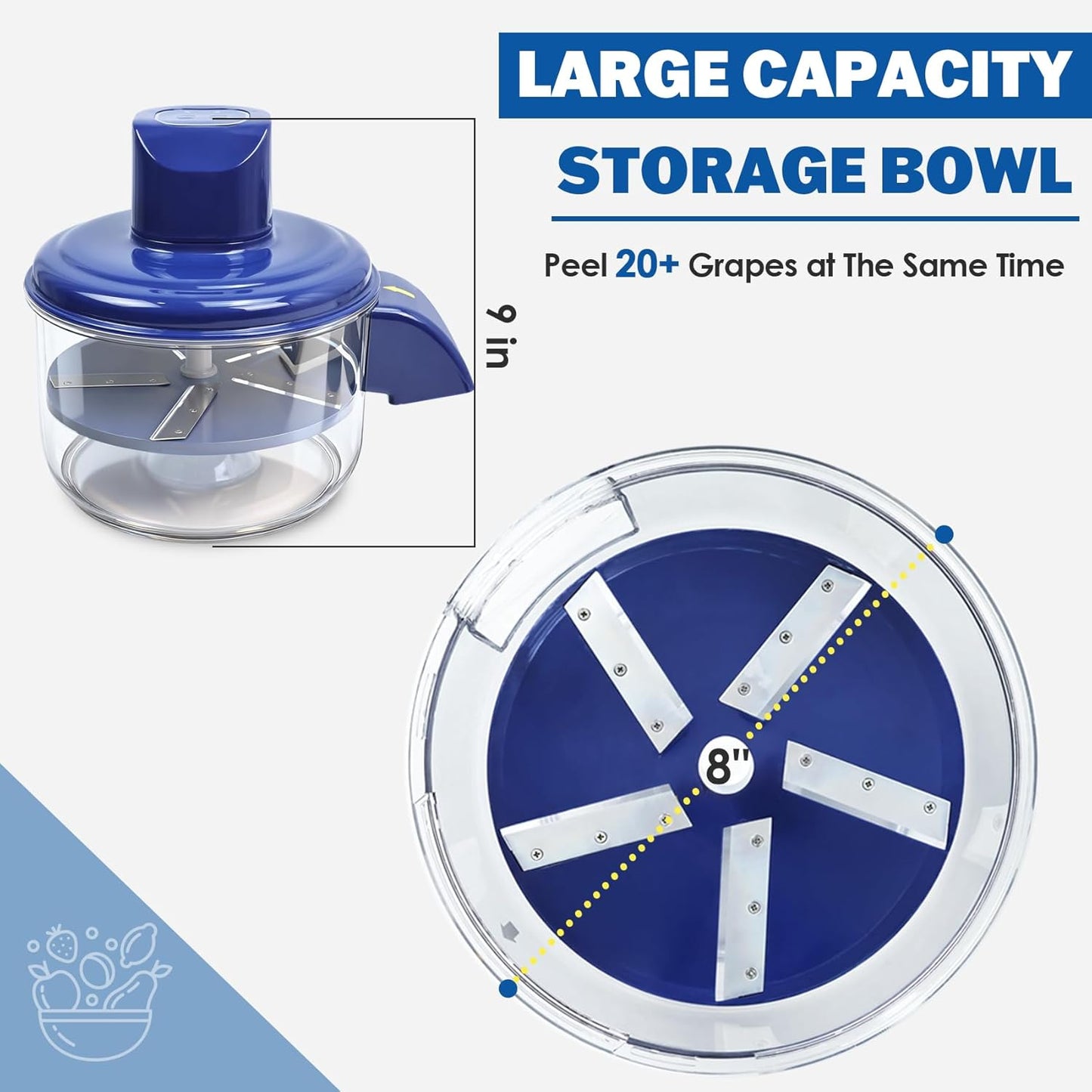 QuickPeel – Hands-Free Skin Remover for Fruits & Vegetables!