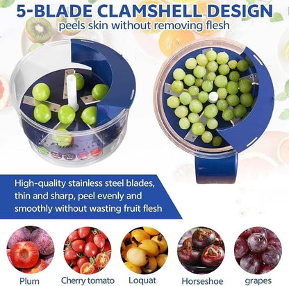 QuickPeel – Hands-Free Skin Remover for Fruits & Vegetables!